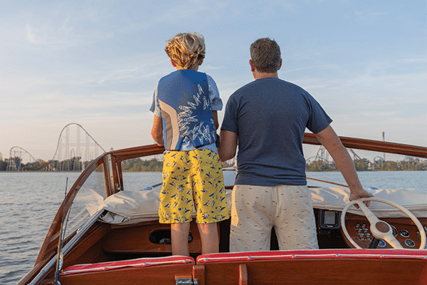 Wilken family enjoying a boating outing